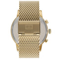 Tommy Hilfiger Kane White Dial Gold Mesh Bracelet Watch for Men - 1710403