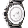 Hugo Boss Supernova Chronograph Grey Dial Grey Steel Strap Watch for Men - 1513361