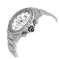 Hugo Boss Ikon Chronograph White Dial Silver Steel Strap Watch for Men - 1512962