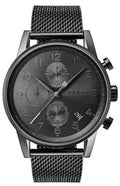 Hugo Boss Navigator Chronograph Grey Dial Grey Mesh Bracelet Watch for Men - 1513674