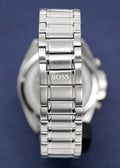 Hugo Boss Driver Chronograph Blue Dial Silver Steel Strap Watch for Men - 1513081