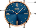 Hugo Boss Classic Jackson Blue Dial Brown Leather Strap Watch for Men - 1513458