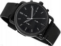 Fossil Commuter Black Dial Black Leather Strap Watch for for Men - FS5504