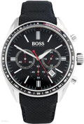 Hugo Boss Driver Black Dial Black Nylon Strap Watch for Men -1513087