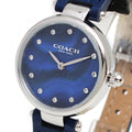 Coach Park Navy Blue Dial Navy Blue Leather Strap Watch for Women - 14503535