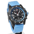 Breitling Endurance Pro Black Dial Light Blue Rubber Strap Watch for Men - X82310281B1S1