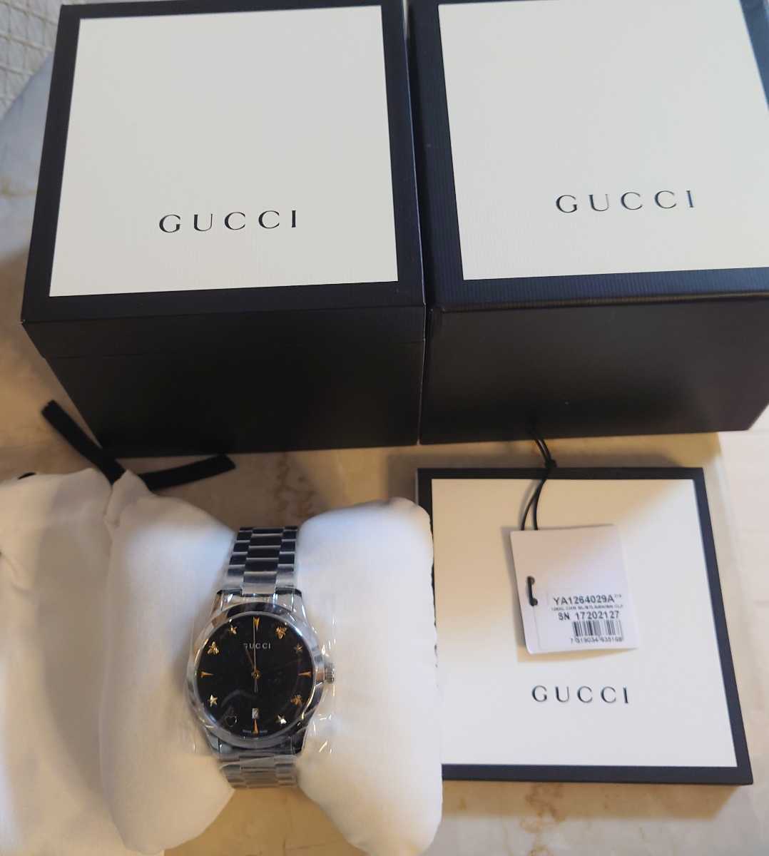 Gucci G Timeless Automatic Silver Stainless Steel Watch For Women - YA1264029