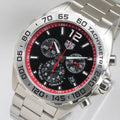 Tag Heuer Formula 1 Chronograph Black Dial Silver Steel Strap Watch for Gents - CAZ101Y.BA0842