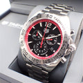 Tag Heuer Formula 1 Chronograph Black Dial Silver Steel Strap Watch for Gents - CAZ101Y.BA0842