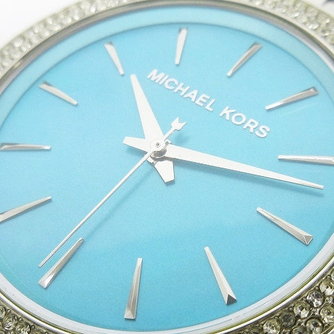 Michael Kors Darci Mother of Pearl Blue  Dial Silver Steel Strap Watch for Women - MK3515