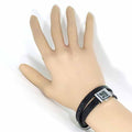 Gucci G-Frame Black Leather Watch For Women - YA128526