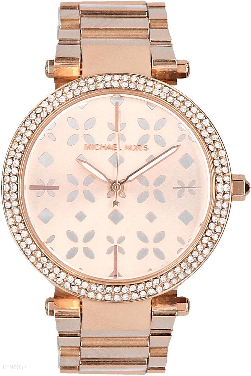 Michael Kors Parker Rose Gold Dial Steel Strap Watch for Women - MK6470