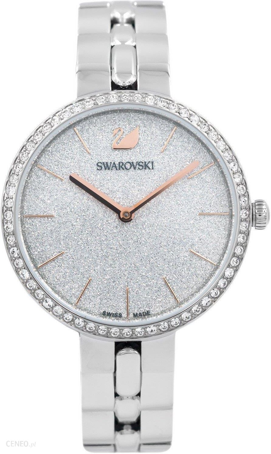 Swarovski Cosmopolitan Diamond Powder Silver Dial Silver Steel Strap Watch for Women - 5517807