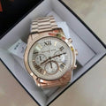 Michael Kors Cooper Gold Dial Gold Steel Strap Watch for Women - MK6274