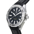 Tag Heuer Aquaracer Quartz Black Dial Black Rubber Strap Watch for Men -  WBD1110.FT8021