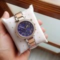 Michael Kors Parker Blue Dial Two Tone Steel Strap Watch for Women - MK6141