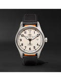 IWC Pilot's Watch Mark XVIII White Dial Black Leather Strap Watch for Men - IW327002