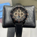 Fossil Grant Sport Automatic Skeleton Black Dial Black Leather Strap Watch for Men - ME3138