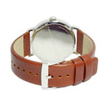 Marc Jacobs Marc Fergus White Dial Brown Leather Strap Watch for Men - MBM5080