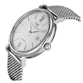 IWC Portofino Automatic White Dial Silver Mesh Bracelet Watch for Men - IW356505