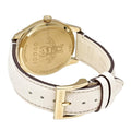 Gucci G Timeless Quartz Gold Dial Beige Leather Strap Watch For Women - YA1264180