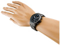 Fossil Goodwin Chronograph Analog Black Dial Black Steel Strap Watch for Men - FS5518