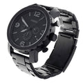 Fossil Nate Chronograph Black Dial Black Steel Strap Watch for Men - JR1401