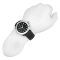 Tissot PR 100 Sport Black Dial Black Leather Strap Watch For Men - T101.610.16.051.00