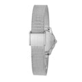 Calvin Klein Minimal Black Dial Silver Mesh Bracelet Watch for Women - K3M53151