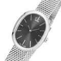 Calvin Klein Incentive Black Dial Silver Mesh Bracelet Watch for Women - K3P23121