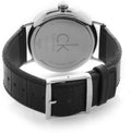 Calvin Klein Surround Black Dial Black Leather Strap Watch for Men - K3W211C1