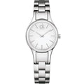 Calvin Klein Simplicity White Dial Silver Steel Strap Watch for Women - K4323126