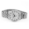 Calvin Klein Infinity Automatic Silver Dial Silver Steel Strap Watch for Men - K5S34146