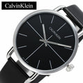 Calvin Klein Evan Black Dial Black Leather Strap Watch for Men - K7B211CZ