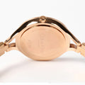 Calvin Klein Graphic Silver Dial Rose Gold Steel Strap Watch for Women - K7E23646