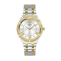 Guess Cosmo Diamonds Silver Dial Two Tone Steel Strap Watch for Women - GW0033L4