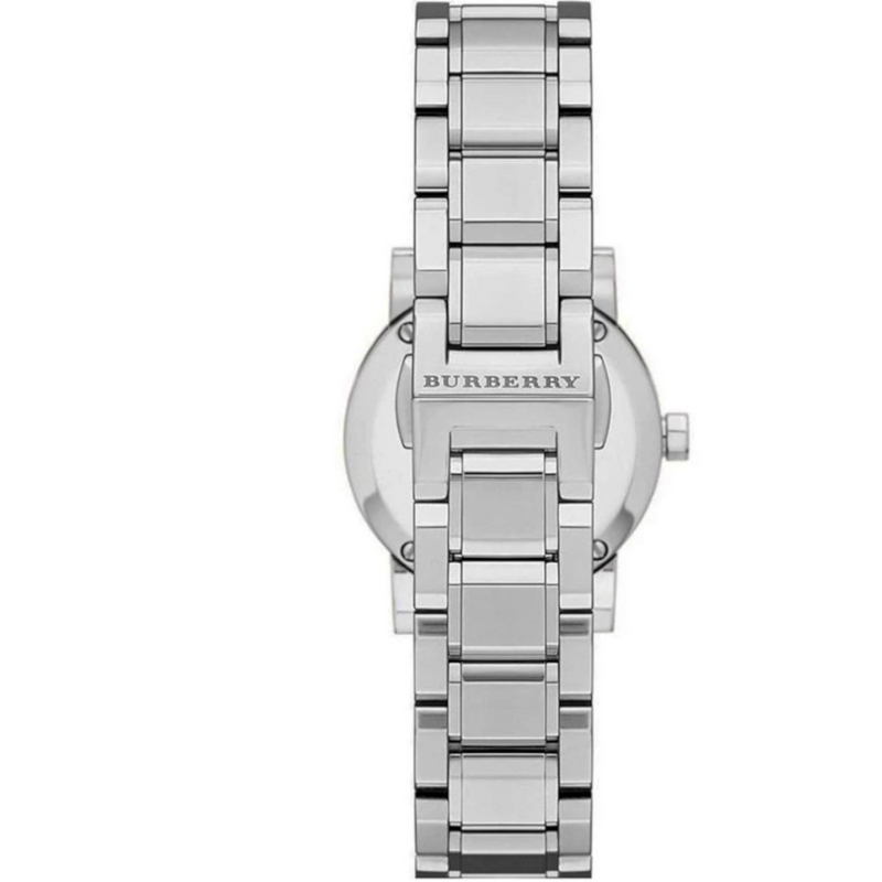 Burberry The City Diamonds Silver Dial Silver Steel Strap Watch for Women - BU9229