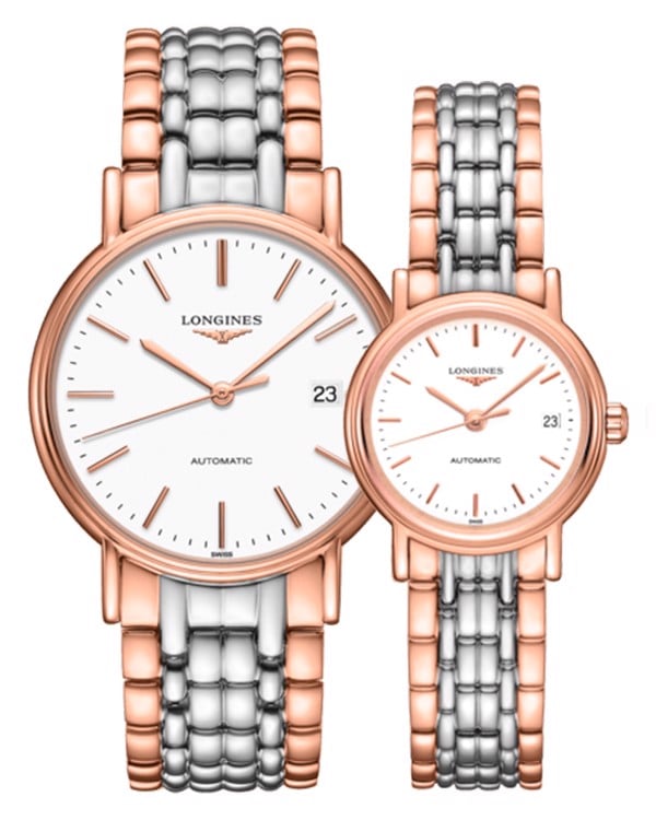 Longines Presence 30mm Automatic Two Tone Watch for Women - L4.321.1.12.7