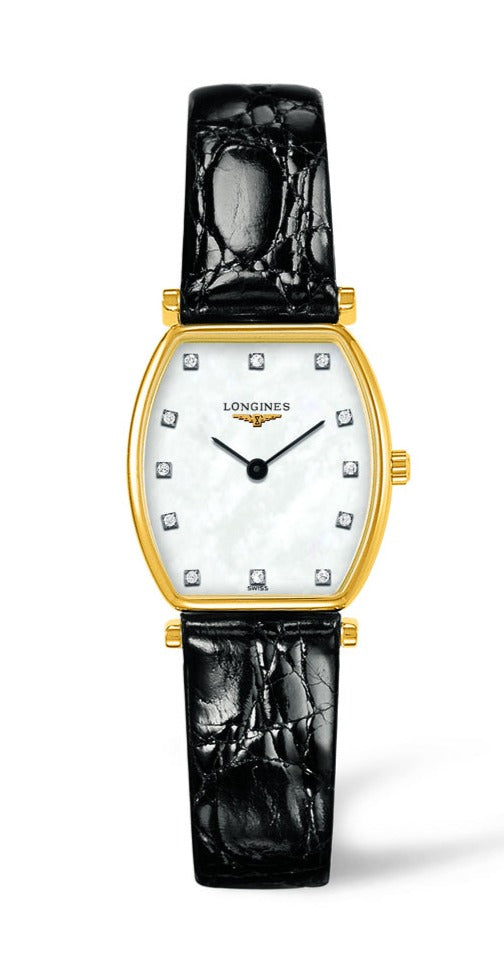 Longines La Grande Classique de Longines Tonneau 22 Yellow Watch for Women - L4.205.2.87.2