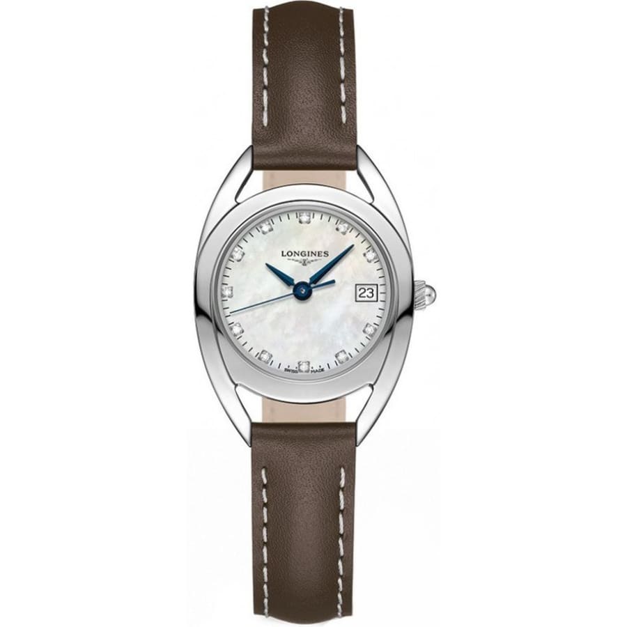 Longines Equestrian Mother of Pearl Dial Watch for Women - L6.136.4.87.2