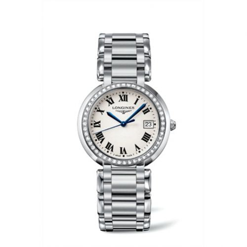 Longines PrimaLuna 26.5mm Automatic Stainless Steel Watch for Women - L8.111.0.71.6