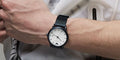 Emporio Armani Luigi White Dial Black Mesh Bracelet Watch For Men - AR11046