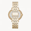 Fossil Jacqueline Gold Dial Gold Steel Strap Watch for Women - ES3667