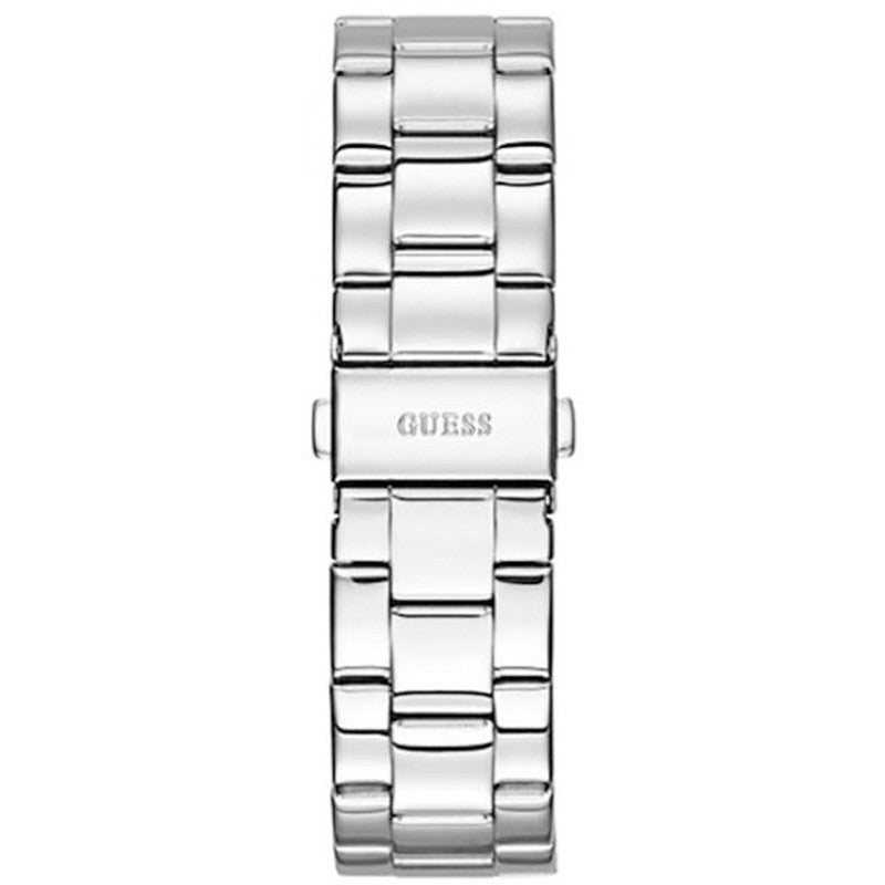 Guess Confetti Diamonds Silver Dial Silver Steel Strap Watch for Women - W0774L7