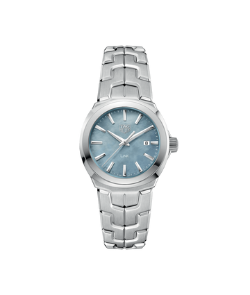 Tag Heuer Link Quartz Mother of Pearl Dial Silver Steel Strap Watch for Women - WBC1311.BA0600