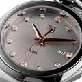 Tag Heuer Link Quartz Brown Dial Silver Steel Strap Watch for Women - WBC131E.BA0649