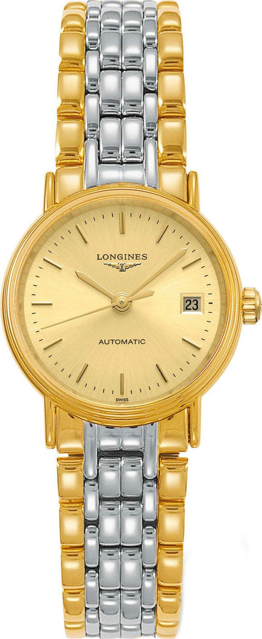 Longines Presence 25.5mm Automatic Stainless Steel Watch for Women - L4.321.2.32.7