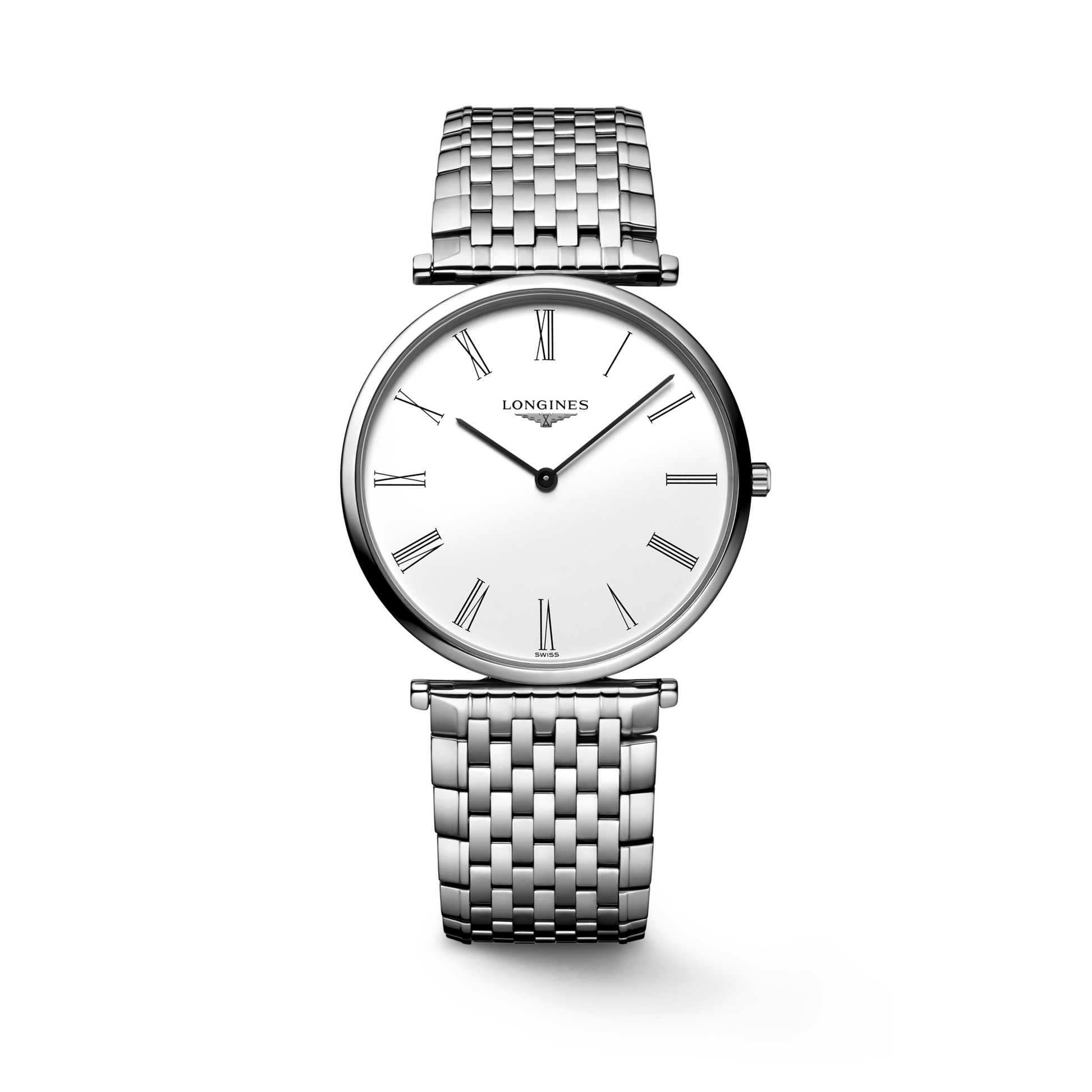 Longines La Grande Classique De Longines Silver Dial Silver Steel Strap Watch for Women - L4.755.4.72.6