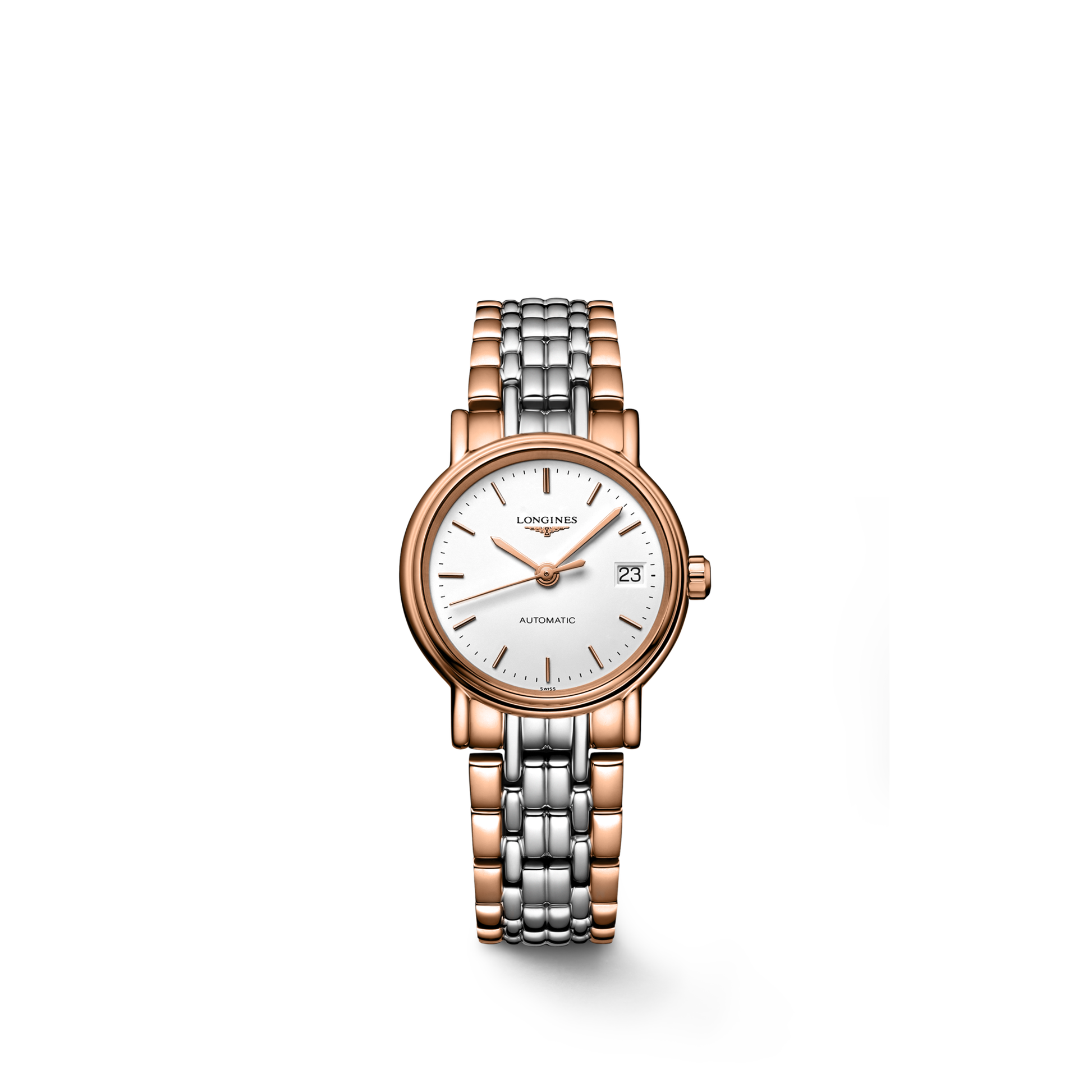 Longines Presence 30mm Automatic Two Tone Watch for Women - L4.321.1.12.7