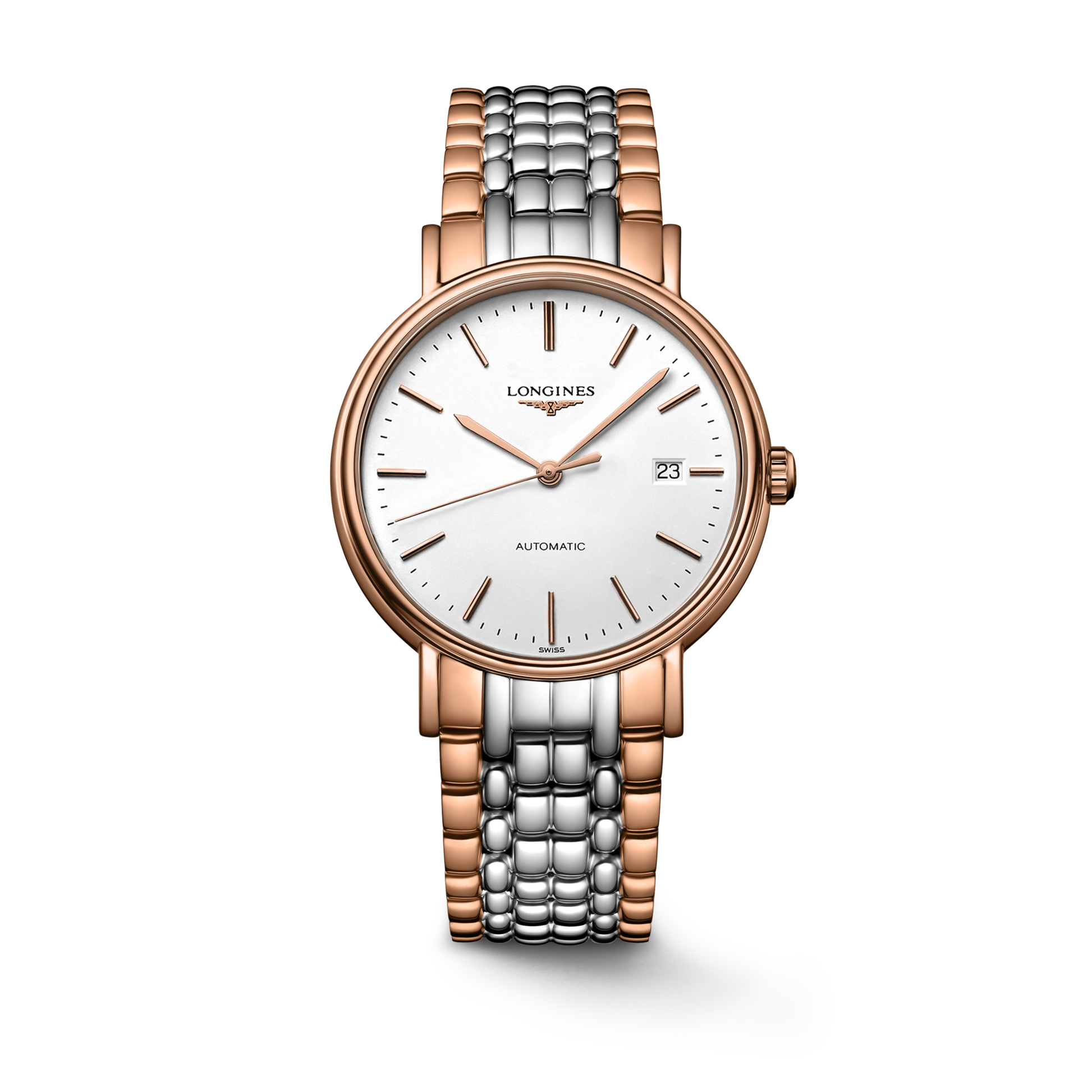 Longines Presence 30mm Automatic Two Tone Watch for Women - L4.321.1.12.7